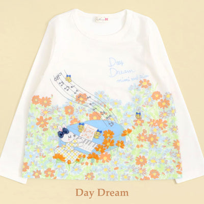 【Pick up！】原画も公開！日本製：プリント＆アップリケ刺繍Tシャツ